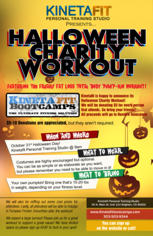 Halloween Charity Workout | Poster-Design von Gfx.26™