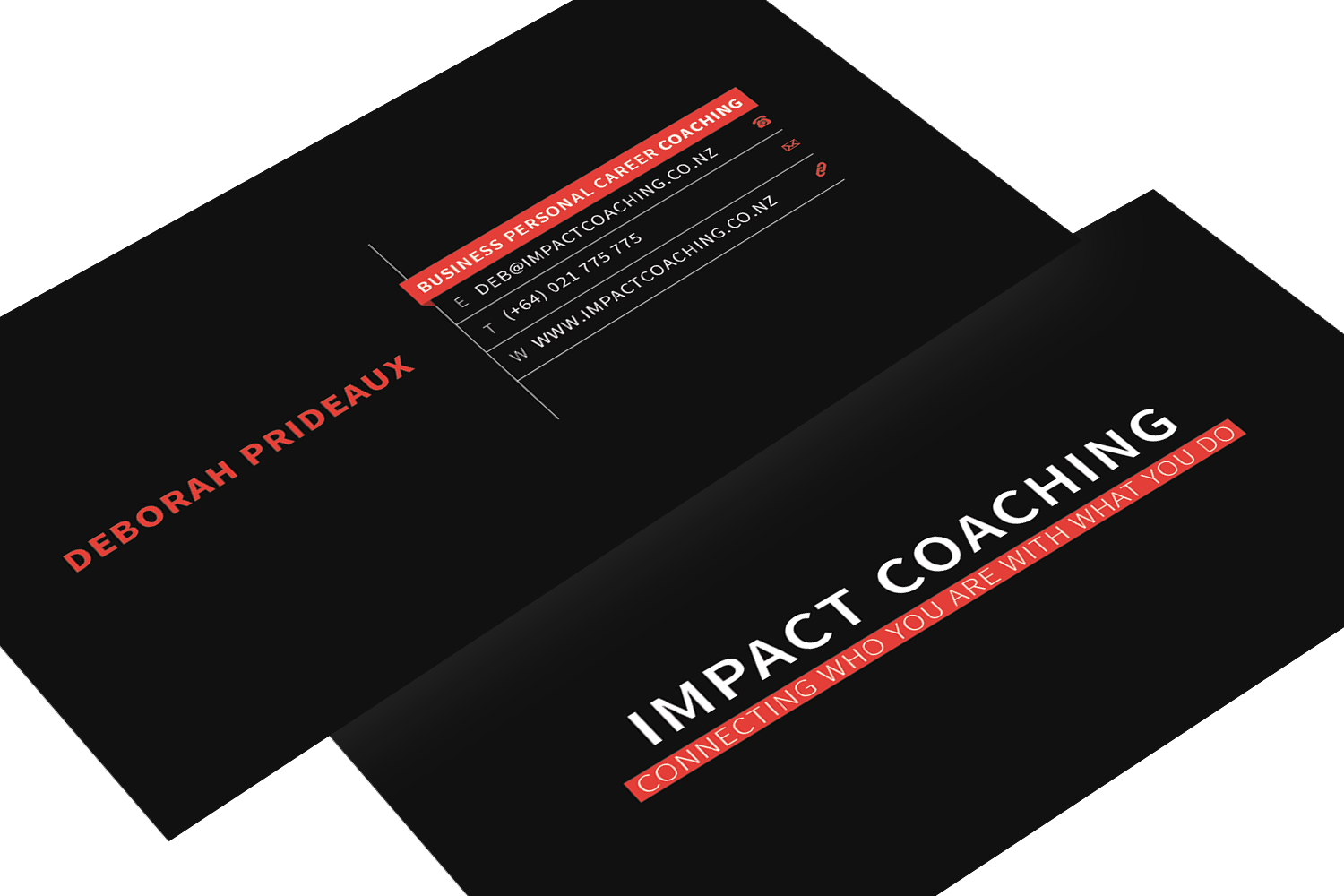 Visitenkarten-Design von kaze_ für Impact Coaching | Design #7504537