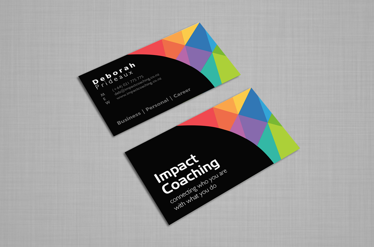 Visitenkarten-Design von Gfx.26™ für Impact Coaching | Design #7453633