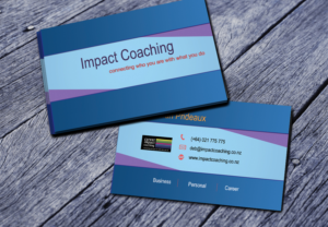 Visitenkarten-Design von design idea für Impact Coaching | Design #7507071