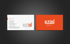 Business Card Design by chandrayaan.creative for Ezi Aluminium Systems Pty Ltd  | Design #7444130