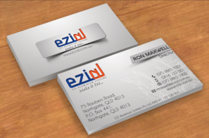 Business Card Design by Vikram.Rajashekar for Ezi Aluminium Systems Pty Ltd  | Design #7566802