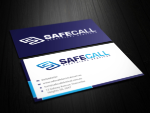 Visitenkarten-Design von primarydesigner2k9 für safecall electrical services | Design #7461036