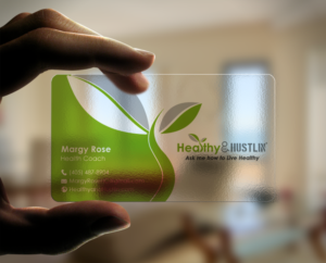 Healthy and Hustlin' Business Card Design | Business Card Design by chandrayaan.creative