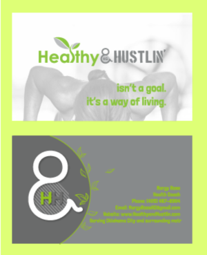 Visitenkarten-Design von filipovic.andrea1 für Healthy & Hustlin' | Design #7527166