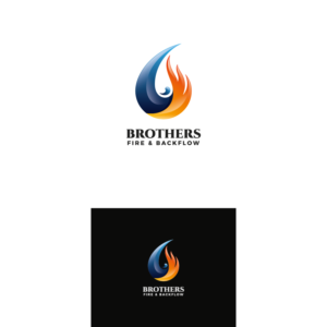 Logo Design by refolve for Brothers Fire & Backflow  | Design #7601842