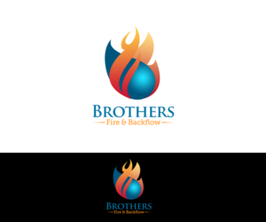 Logo Design by Blueday for Brothers Fire & Backflow  | Design #7544054