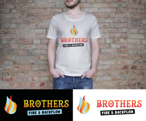 Logo Design by z a n a for Brothers Fire & Backflow  | Design #7552536