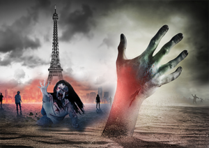 Famous world landmarks after the zombie apocolypse | Photoshop-Design von popdesign¤