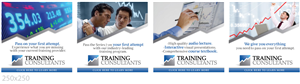 Securities Exam Training Banner Add for AdWords campaign | Banner Ad Design by JCR