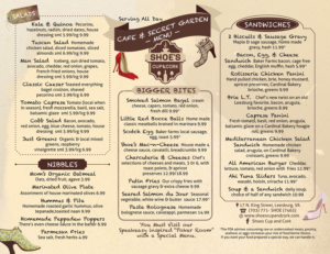 Menu Design by Marcy M