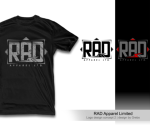 Logo Design by Grebo for RAD Apparel Ltd | Design #7699390