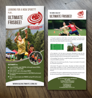 Queensland Ultimate - General Ultimate Flyer | Flyer Design by alex989