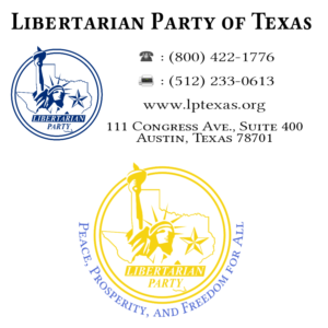 Business Card Design by hellion18 for Libertarian Party of Texas | Design #7686232