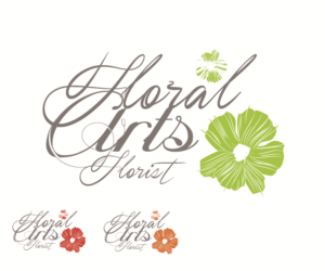 Logo Design by Artredeco for floral arts florist | Design #7700765