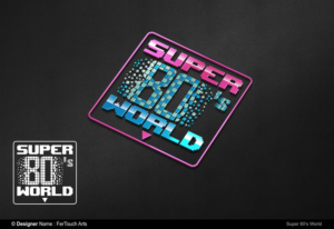 Super 80s World | Logo Design by FerTouch Arts