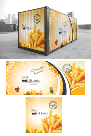 Shipping Container restaurant design needed | Graphic Design by Riyad