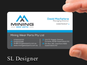 Mining Wear Parts Business Card Design Challenge | Business Card Design by SL Designer