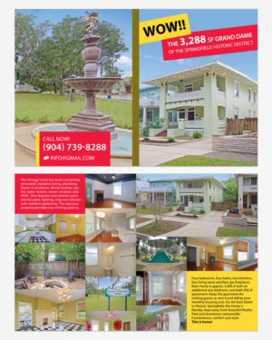 The Schwartz House Brochure - A Real Estate Sales Brochure | Broschüren-Design von Victor_pro