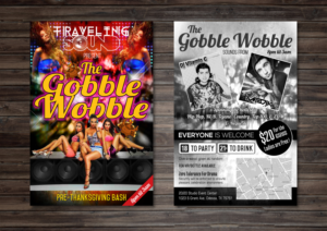 Design A flyer for a Pre Thanks giving Party Hosted At A Club 4 X 6 flyer | Flyer-Design von Memorylane