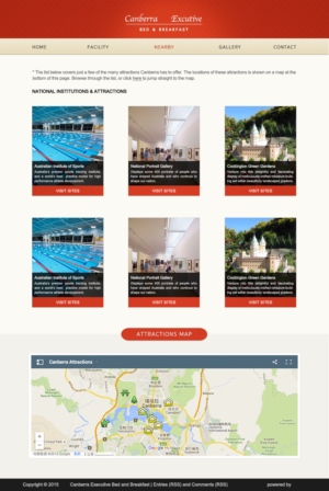 Web-Design von dzwtt für Canberra Short Term & Holiday Accommodation | Design #7977079