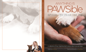 Anything Is PAWSible Book Cover Design | Buchumschlag Design von creative.SB