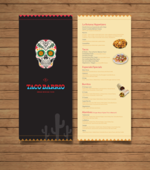 Menu Design by Giuliana  for this project | Design #7998974