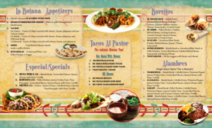 Taco Barrio, Mexican Restaurant Menu | Menu Design by citygirl17