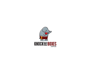 Knockout Boxes | Logo Design by Frontino graphic studio