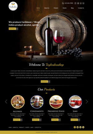 Touloulou creole shop needs a web design | Web-Design von Sbss