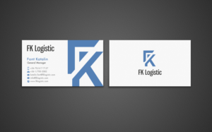 FK Logistic businesscard project | Business Card Design by chandrayaan.creative