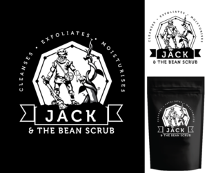 Jack and the bean scrub  | Logo Design by CoffeeBreak88