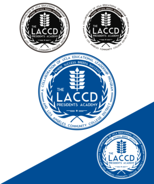 The LACCD Presidents Academy, but this phrase, A Collaboration of UCLA Educational Leadership Program and Los Angeles Community College District, has to appear with it.  There is also the tagline, Where Success Breeds Success. | Logo-Design von StudioD™