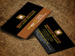 Hanley Plant Hire | Business Card Design by Sandaruwan