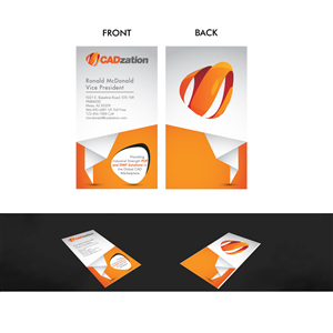 Business Card Design by Mike for CADzation | Design #2008238