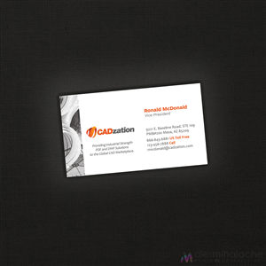 Business Card Design by Alex Mihalache for CADzation | Design #2004706