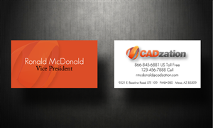 Business Card Design by Elizabeth Design LLC for CADzation | Design #2030348