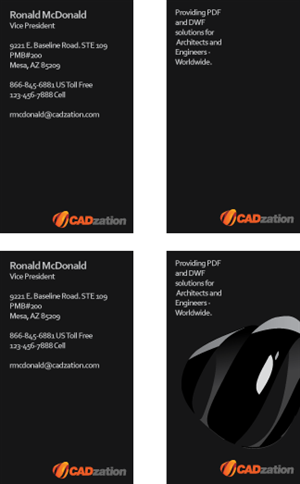 Business Card Design by TedAtkinson for CADzation | Design #1990526