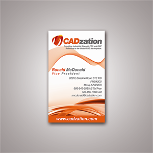 Business Card Design by bengnz for CADzation | Design #2017133