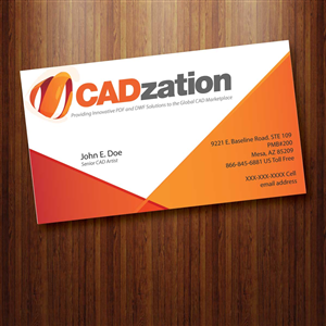 Business Card Design by Coco Creative Design for CADzation | Design #1990036