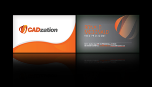 Business Card Design by MasterMind for CADzation | Design #2018103