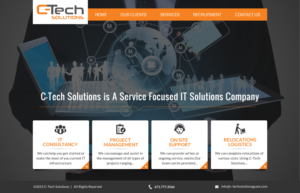 C-Tech Solutions website overhaul | Web-Design von Sbss