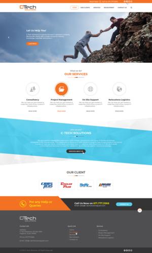 C-Tech Solutions website overhaul | Web-Design von Ved Web Services