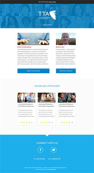 Newsletter Design by Budi Tanrim