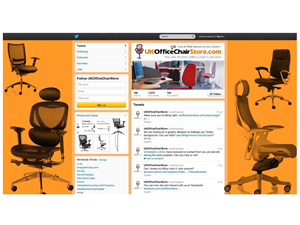 Twitter Design by Shafique Khan for UK Office Chair Store | Design #2079421