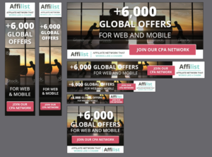 Set of banners ads for an affiliate network | Banner-Design von Hristo Itchov