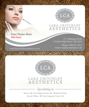 Botox clinic business card - double sided for young clinic | Business Card Design by Sandaruwan