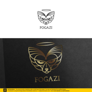 Fogazi , Hand Crafted Premium E-liquid , The Fog Boss | Logo Design by Omee