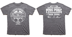 T-Shirt Design needed for Lloyd Birnbaum Ping Pong Tournament | T-shirt Design by OR-PiXEL STUDIO ™