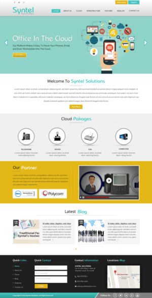 SynTel Solutions redefining cloud communications | Web-Design von Sbss